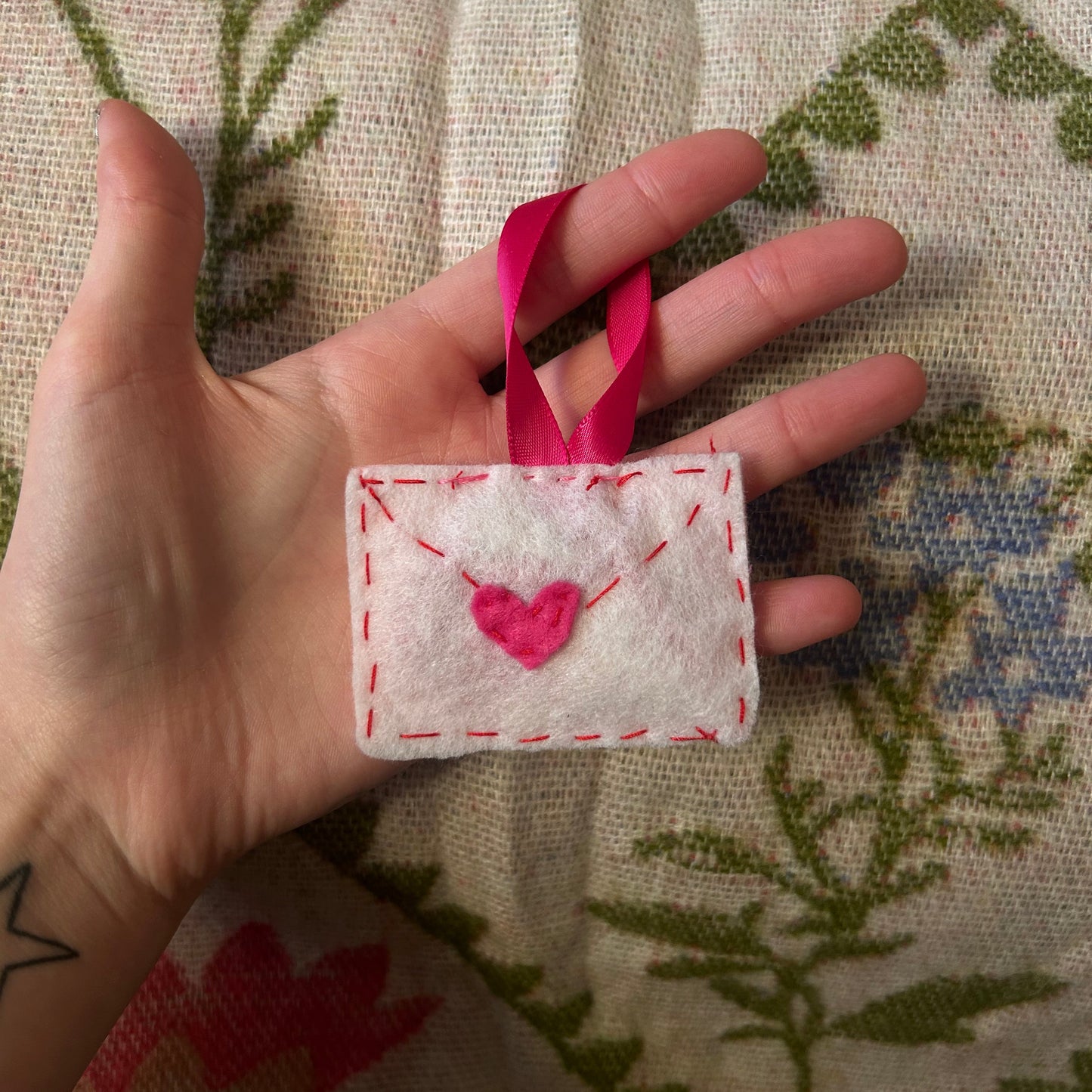 Love Letter Felted Hanging