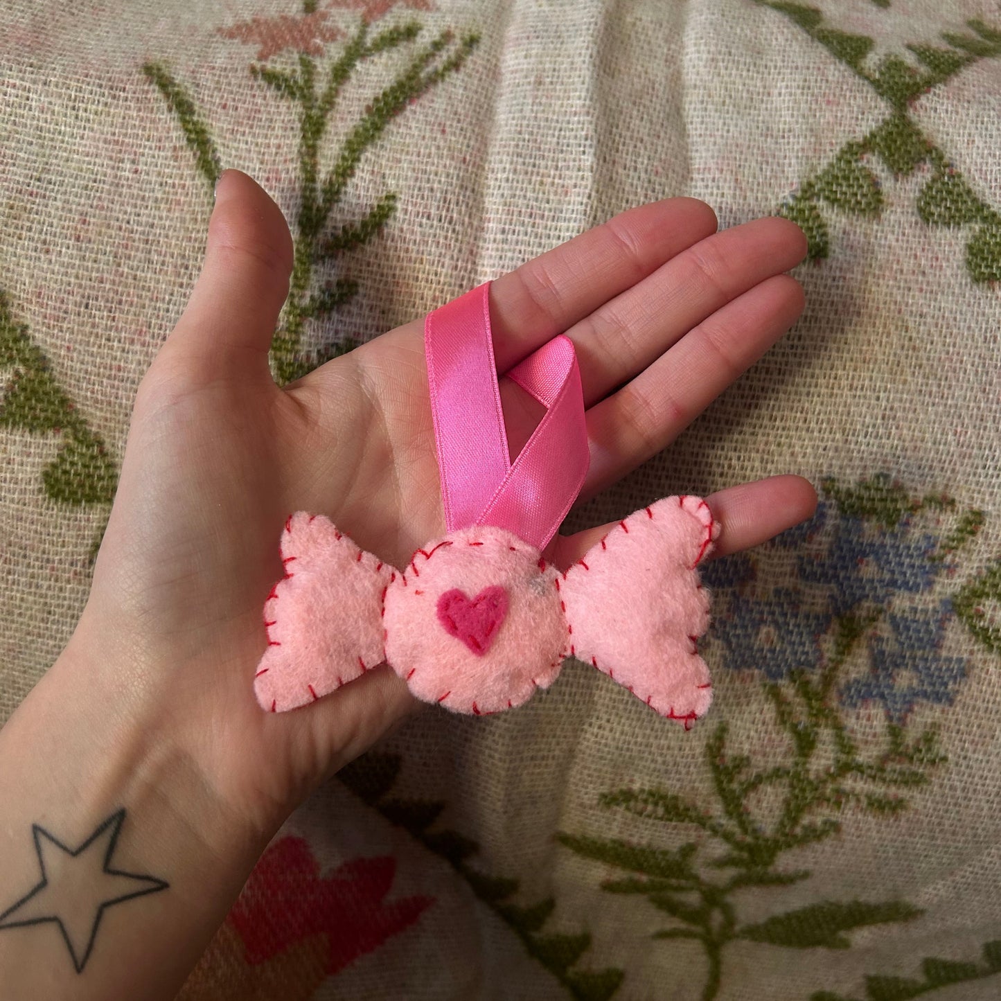 Sweetheart Felted Hanging