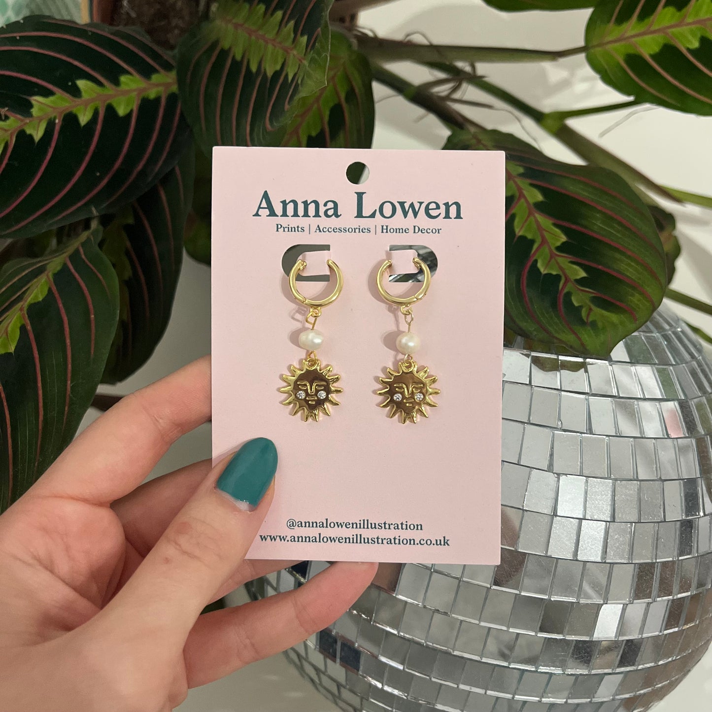 Sun Catcher Mini Huggie Earrings