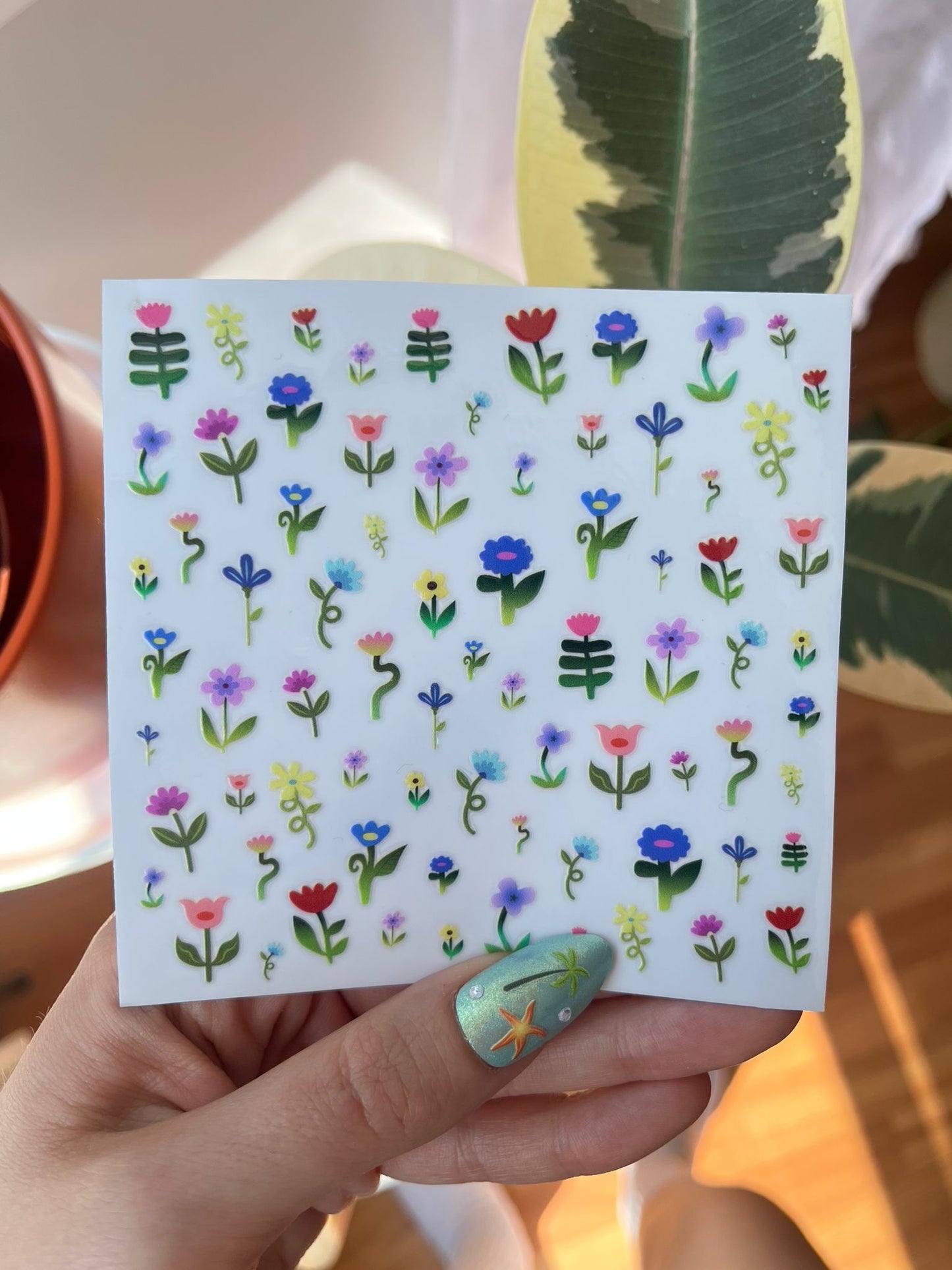 Wildflower Nail Stickers