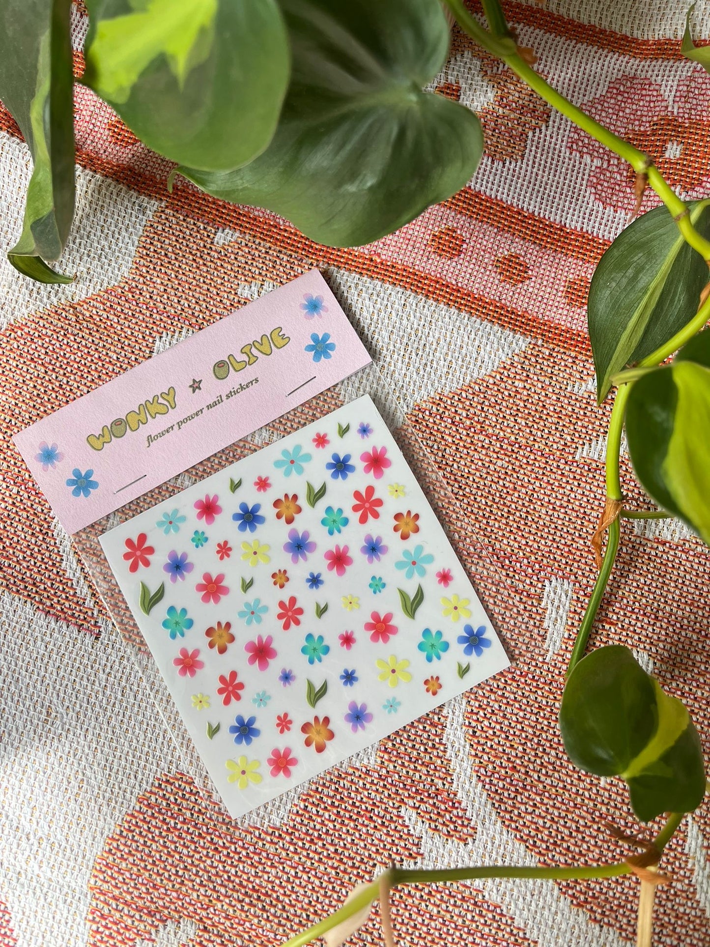 Flower Power Nail Stickers
