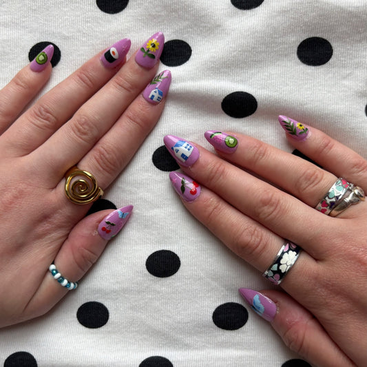 Harry Styles Themed Nail Stickers
