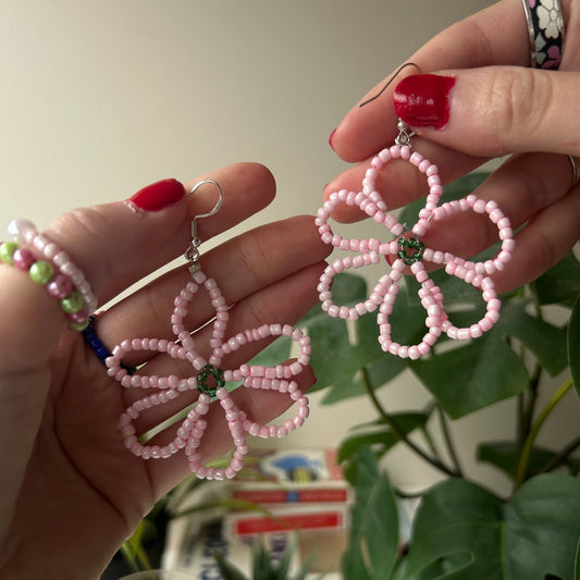 Large Flower Earrings