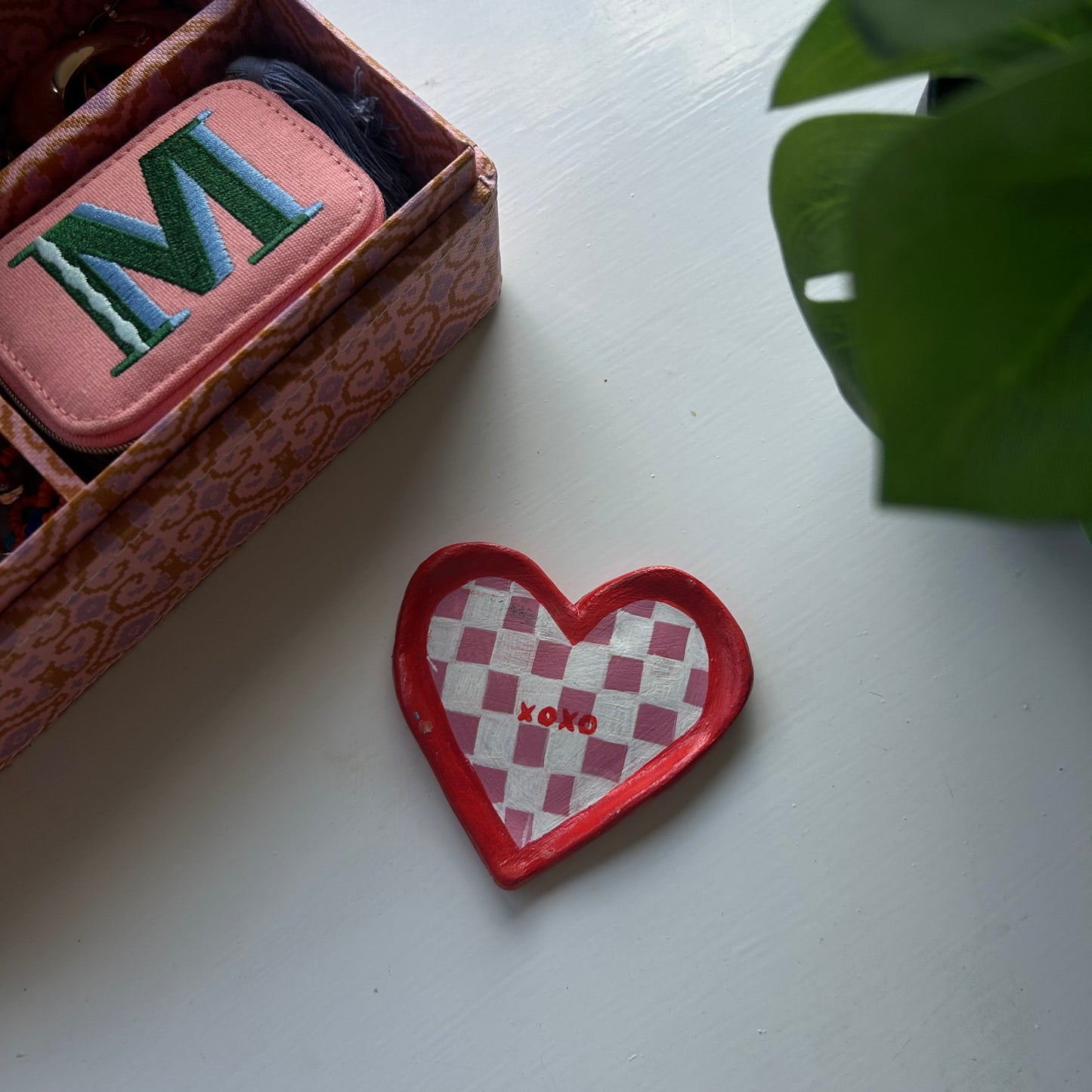 XOXO Heart - Clay Trinket