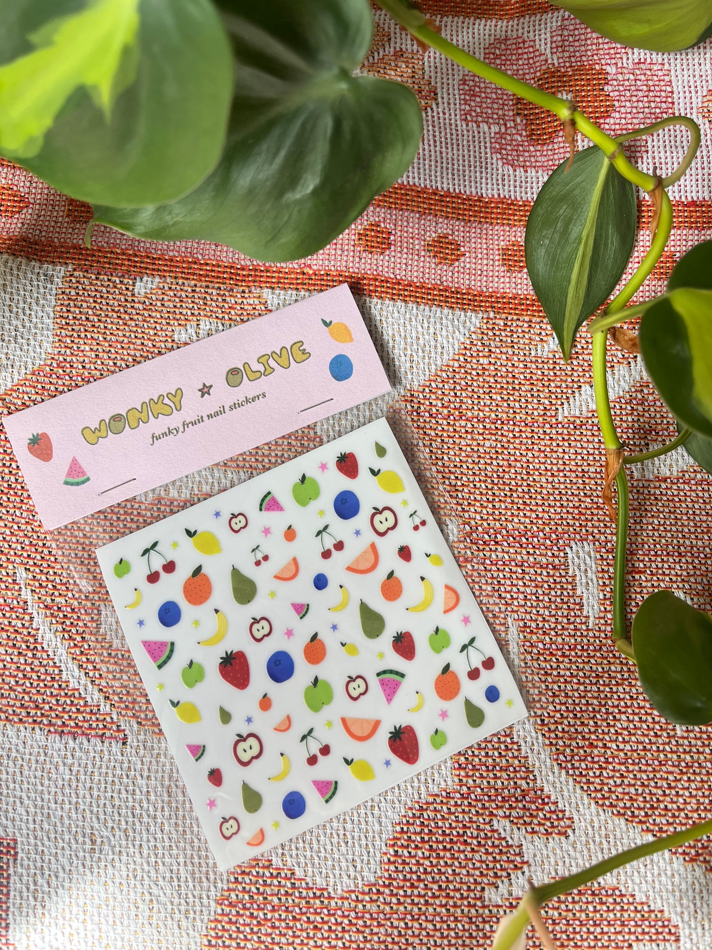 Funky Fruit Nail Stickers