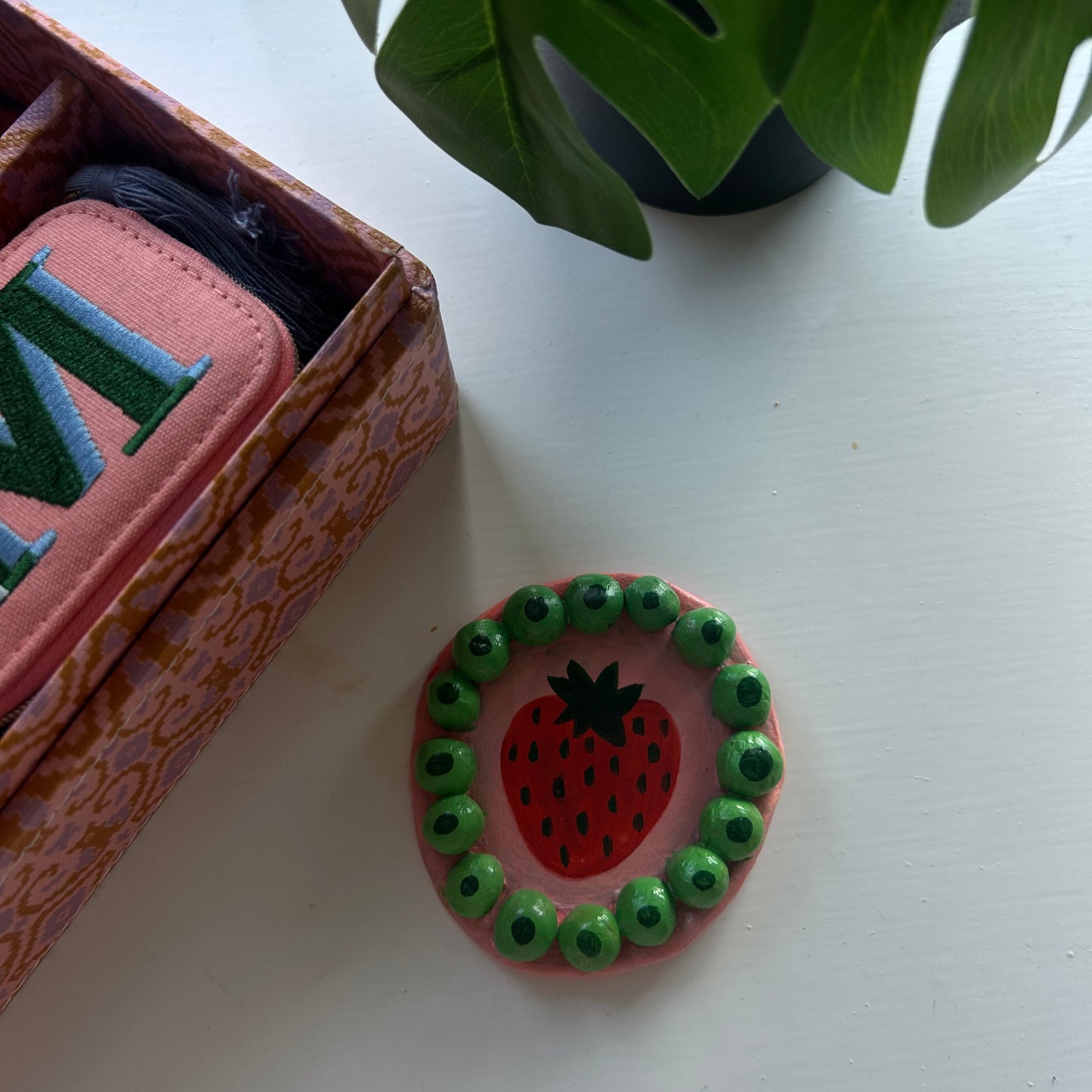 Strawberry - Clay Trinket