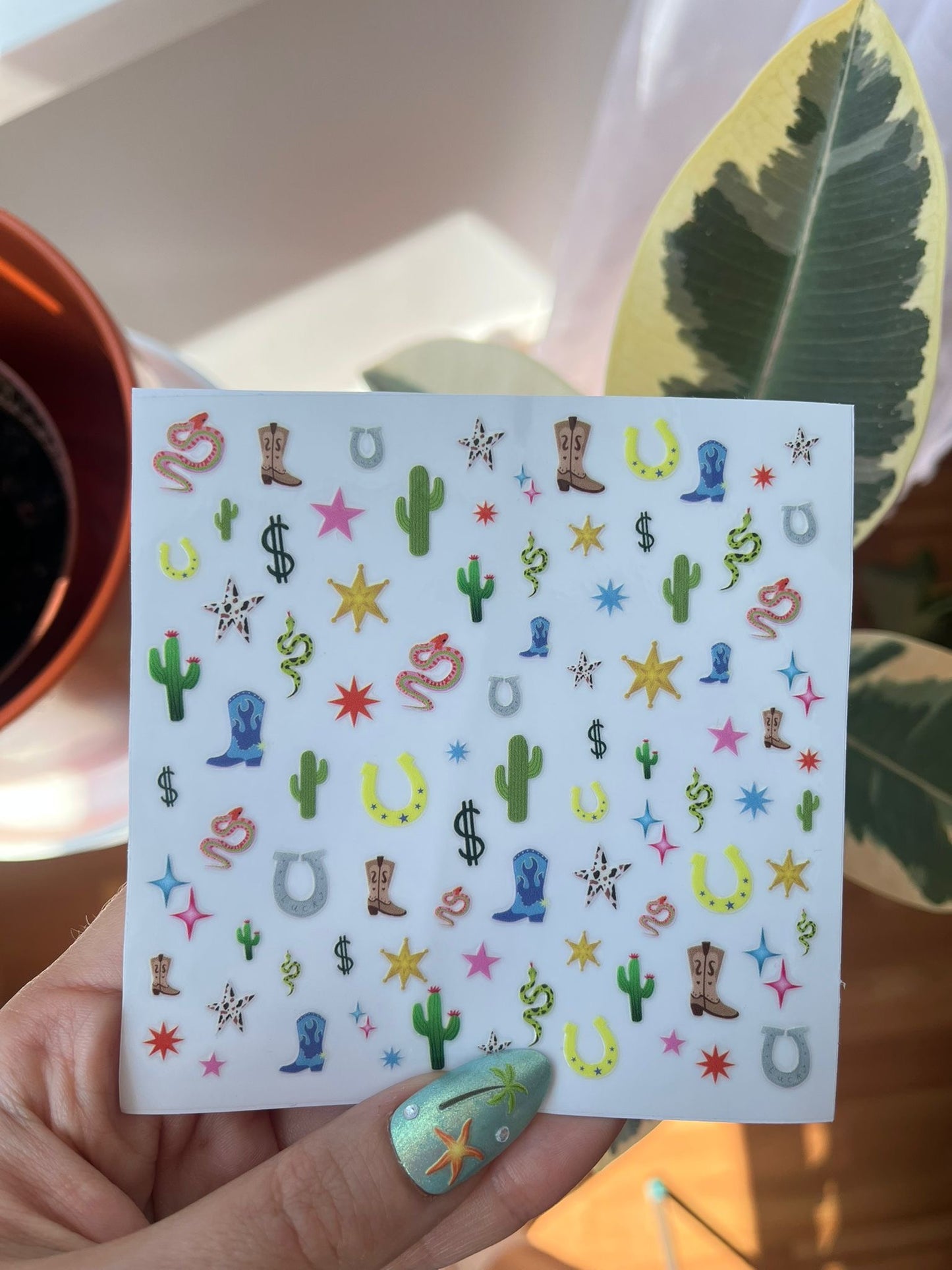 Rodeo Nail Stickers