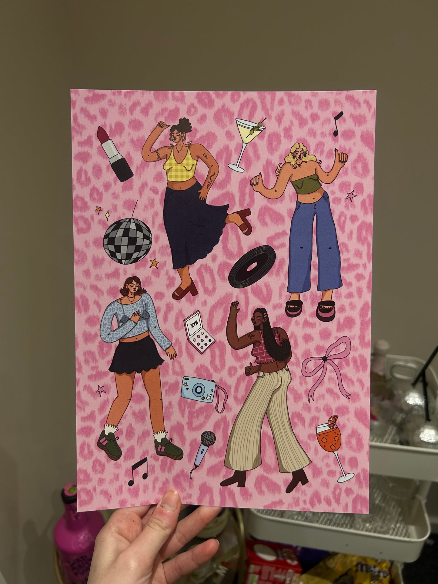 Boogie Galz Print