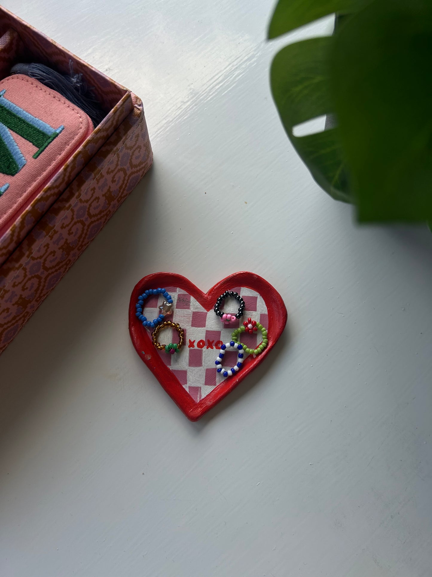 XOXO Heart - Clay Trinket