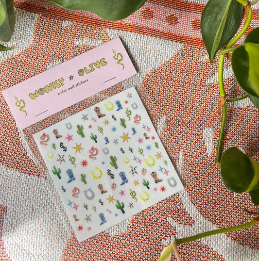 Rodeo Nail Stickers
