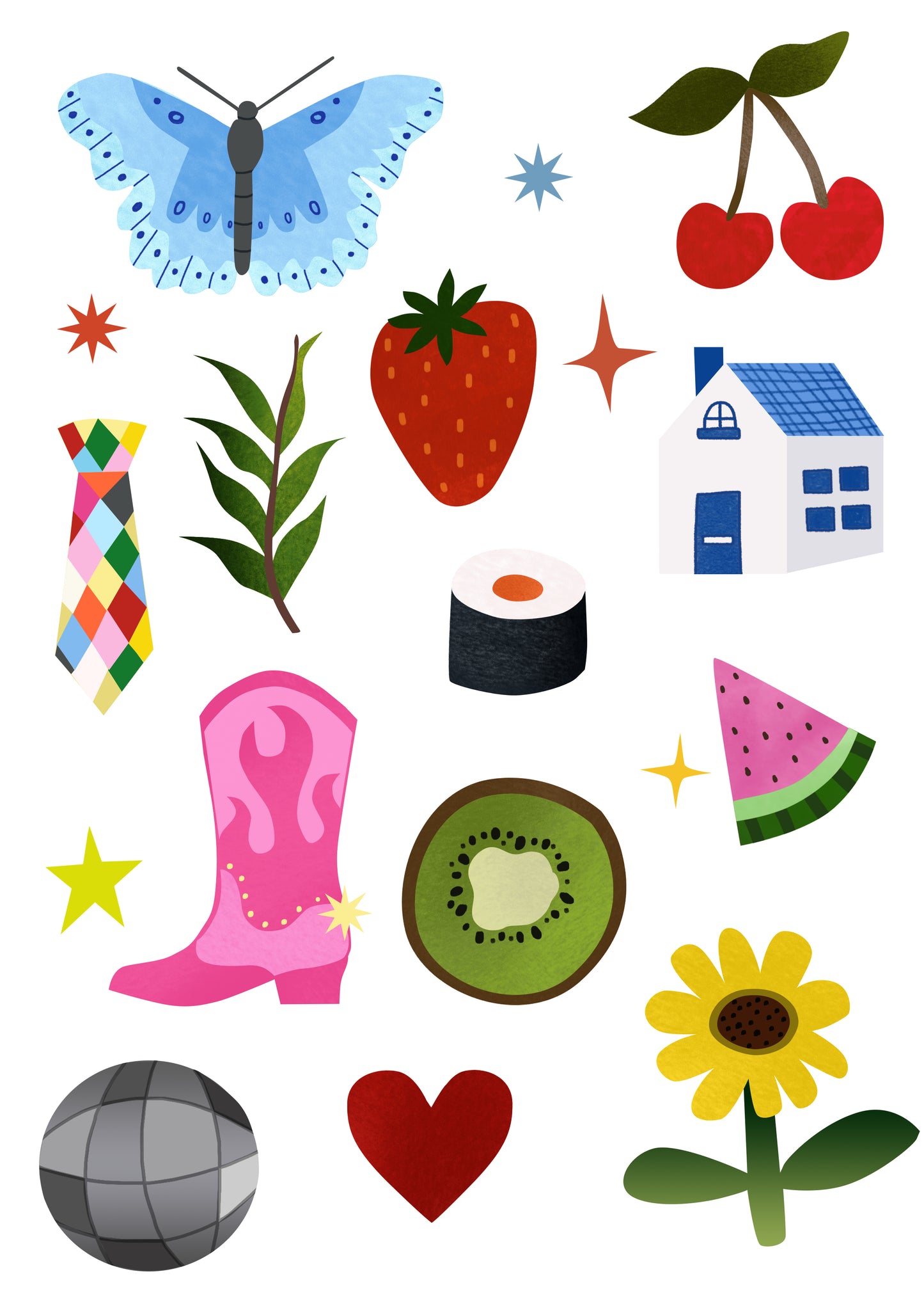 Harry Styles Themed Nail Stickers