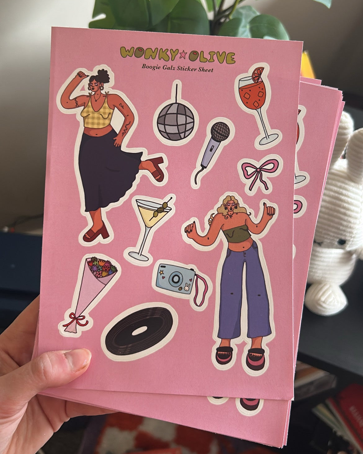 Boogie Galz Sticker Sheet