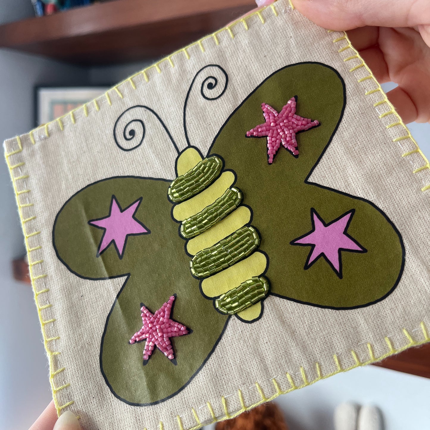 Butterfly Beaded Hanging