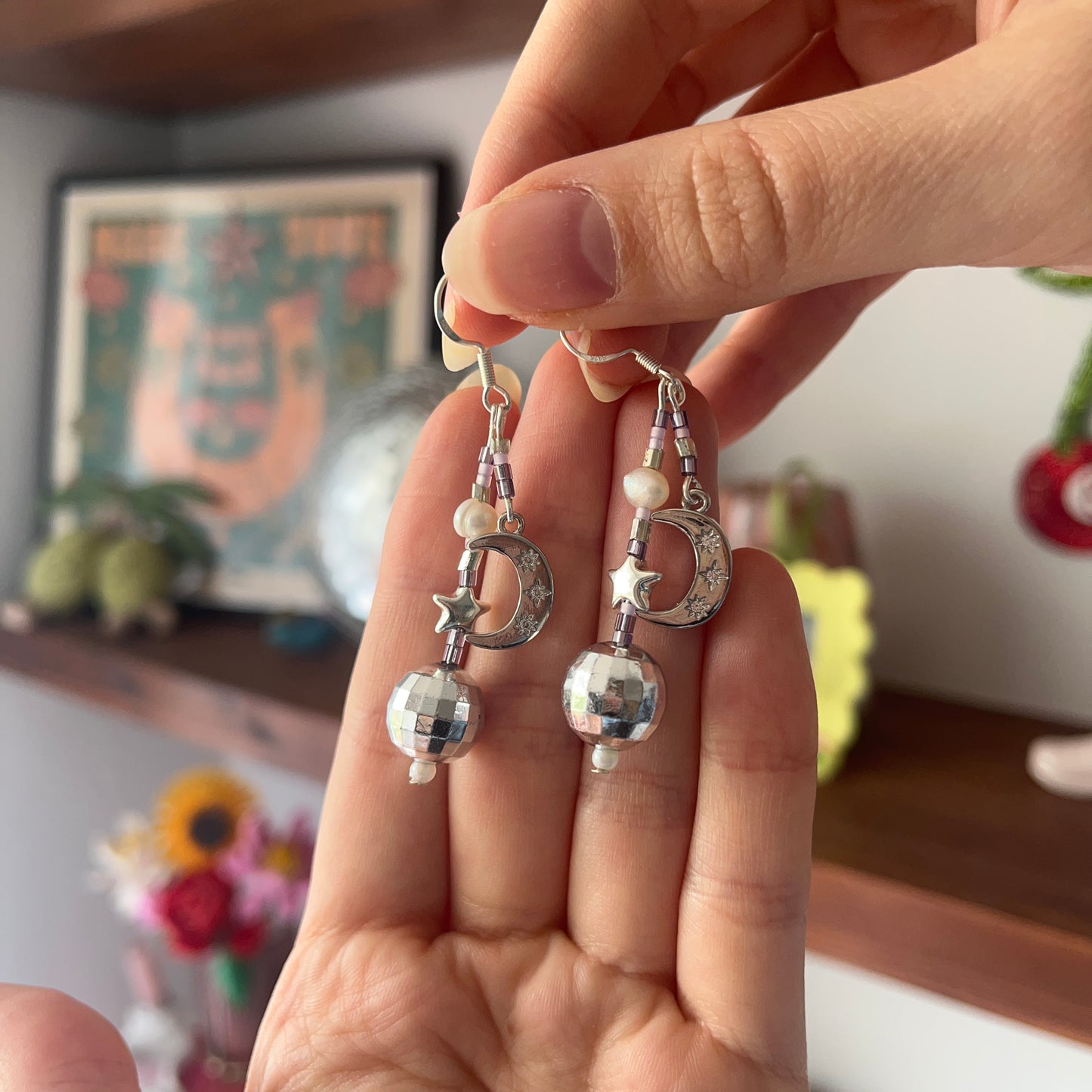 Disco Drop Earrings