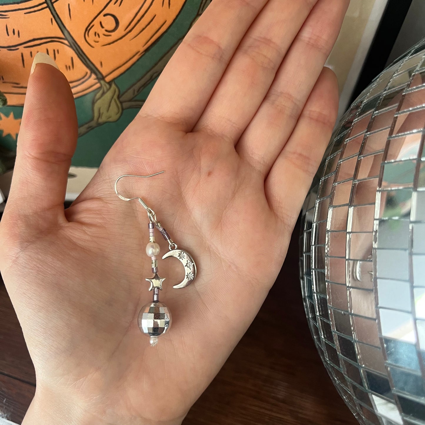 Disco Drop Earrings