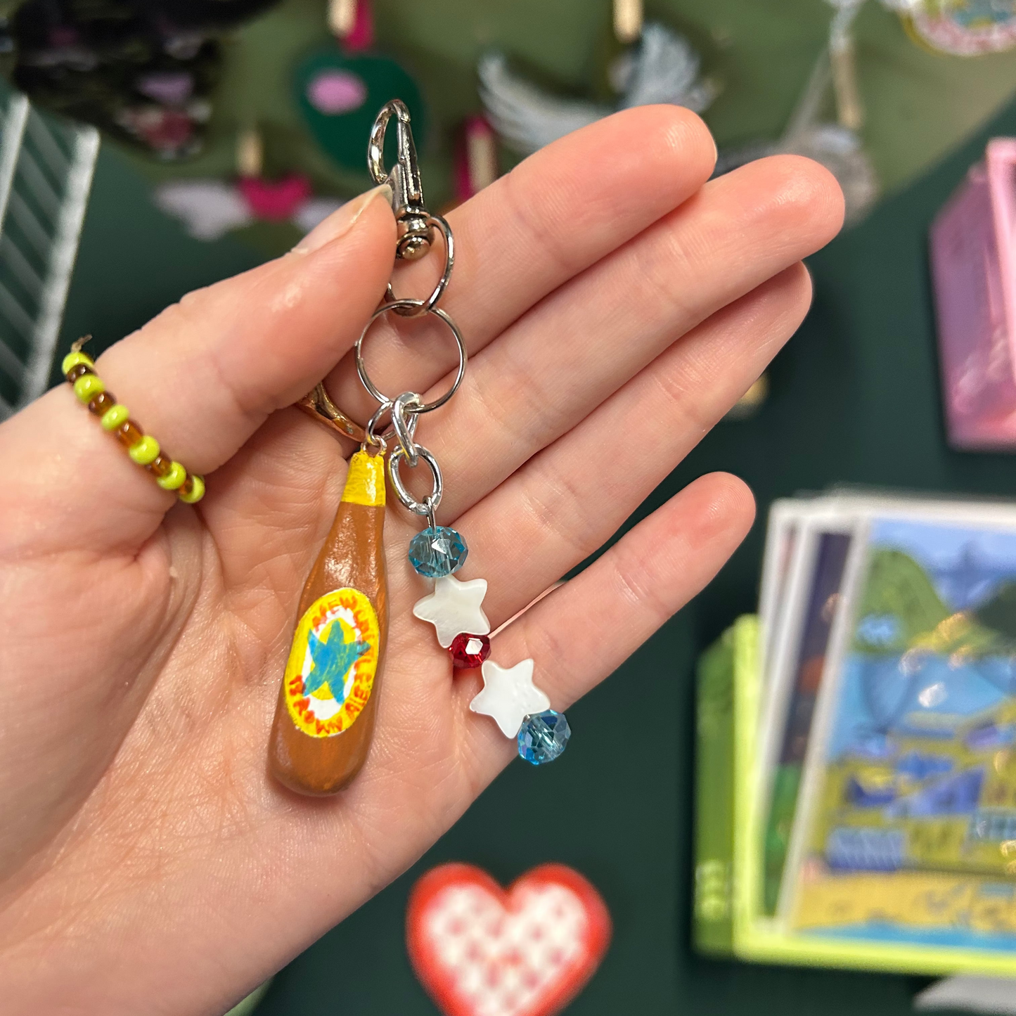 Newcastle Brown Ale Clay Bag Charms